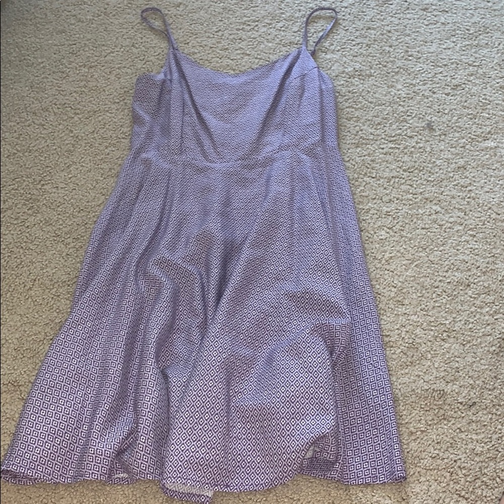 Purple skater dress